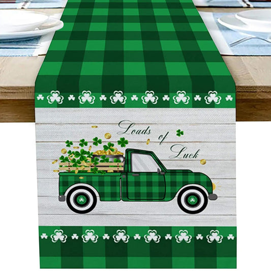 St. Patrick's Day Washable Table Runner