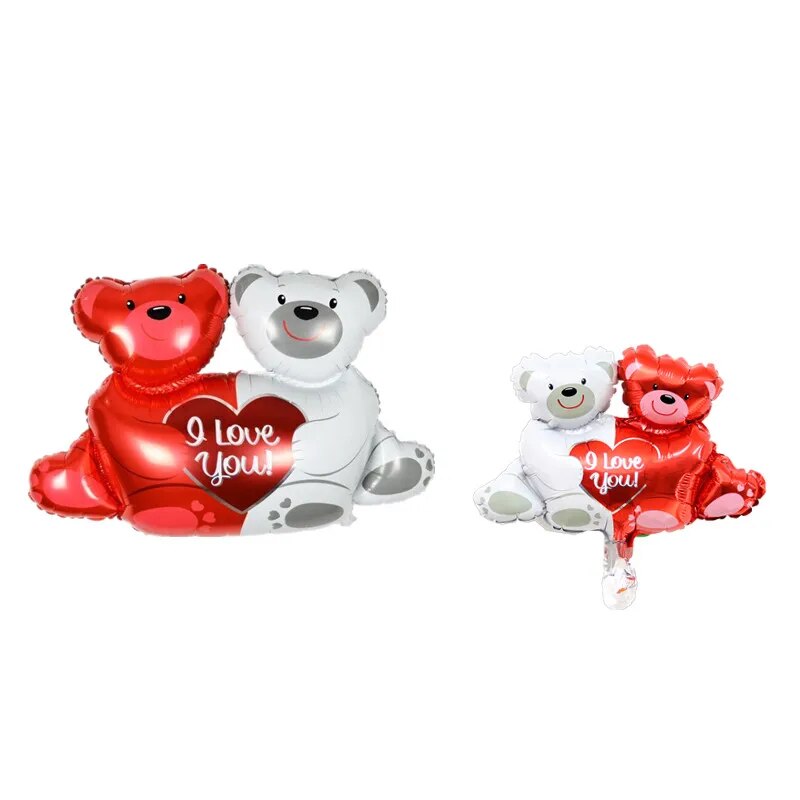 Cartoon Hugs Love Bear foil balloons