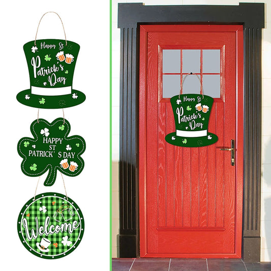 Wooden St. Patrick’s Day Welcome Sign