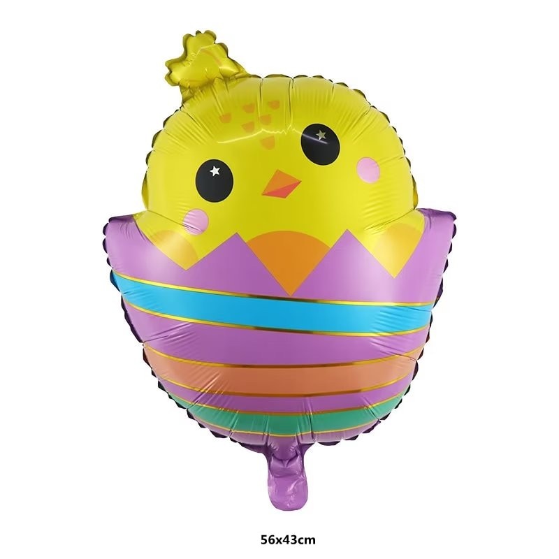 Happy Easter Farm Animal Themed Bunny Foil Balloons