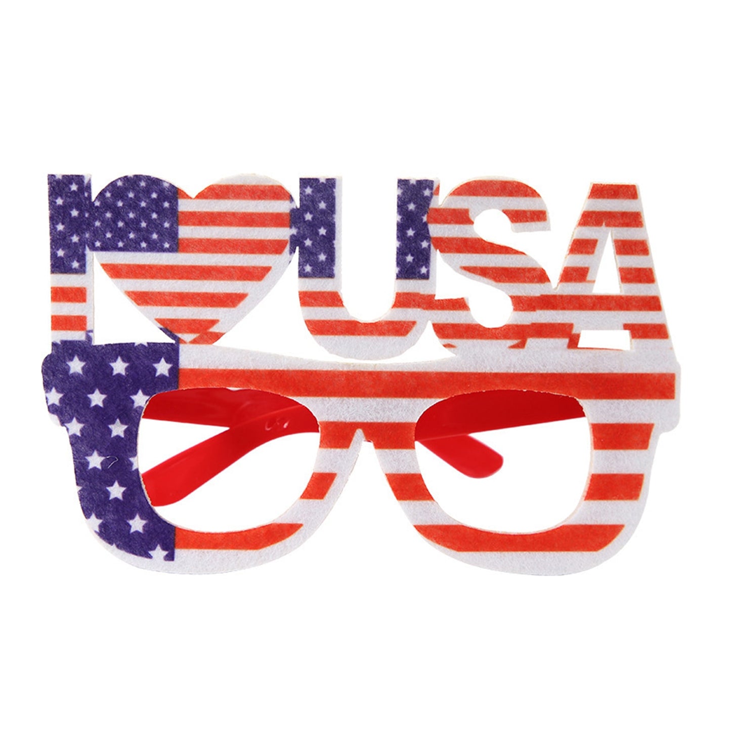 July 4th American Flag Glasses