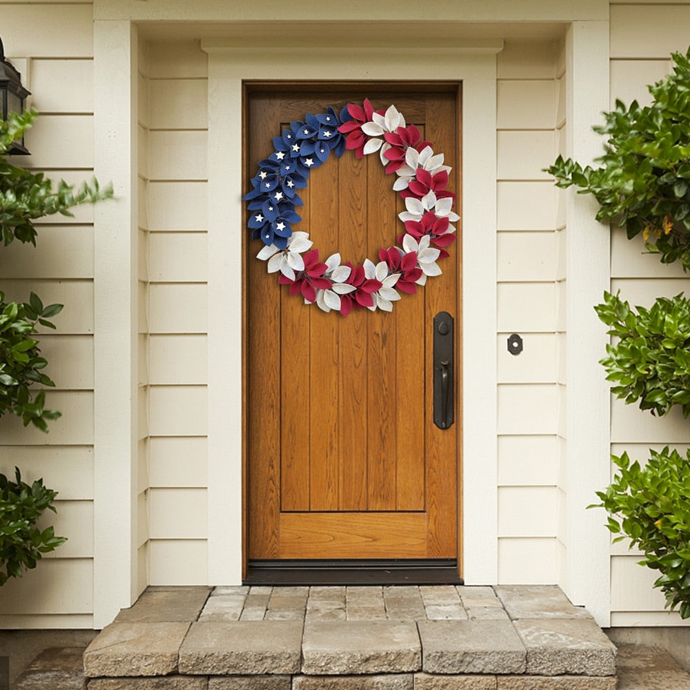 Outdoor Independence Day Wreath