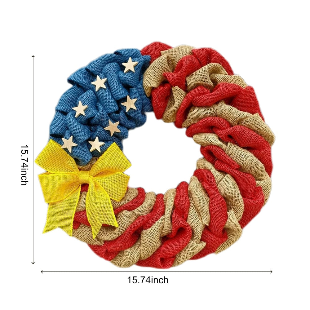 Outdoor Independence Day Wreath