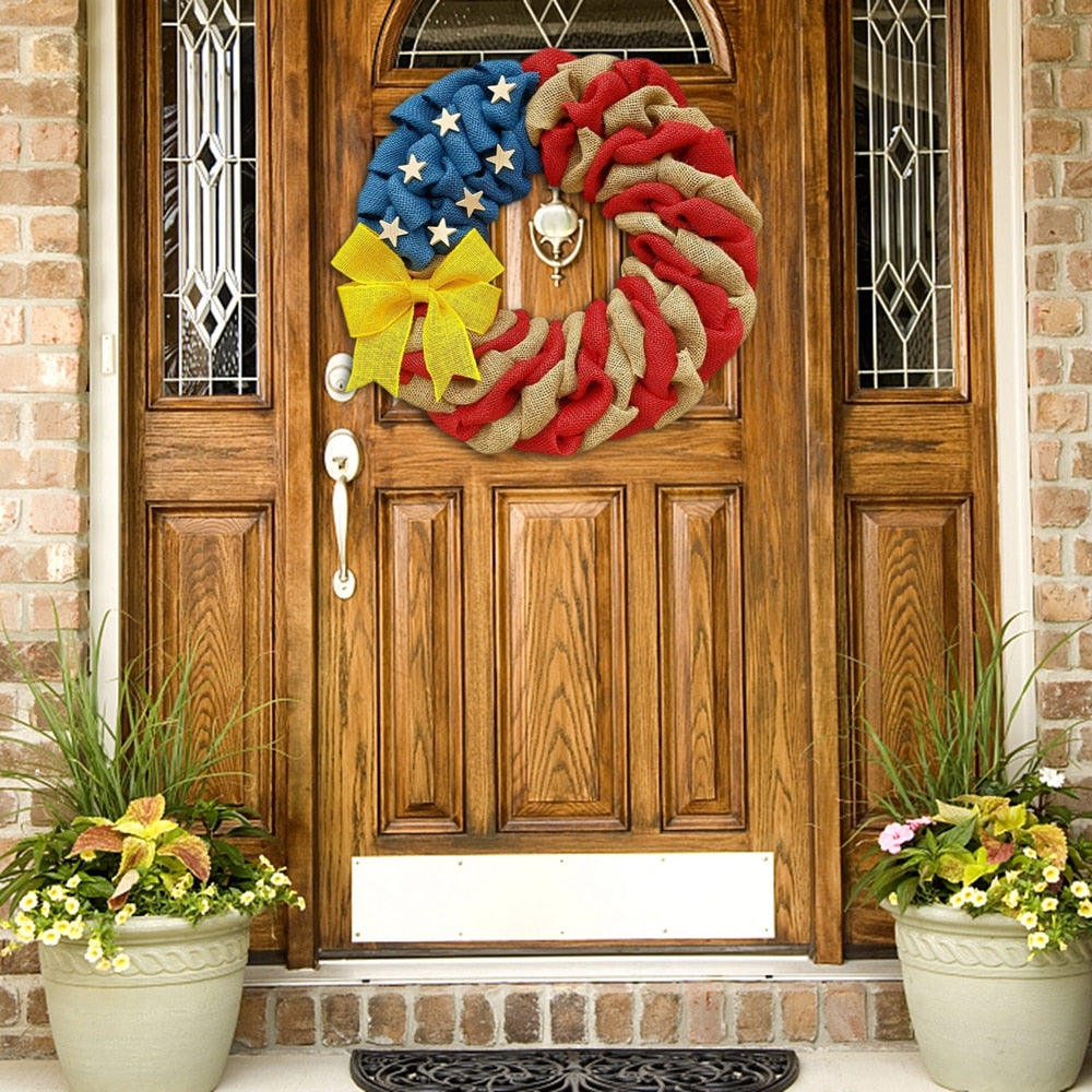 Outdoor Independence Day Wreath