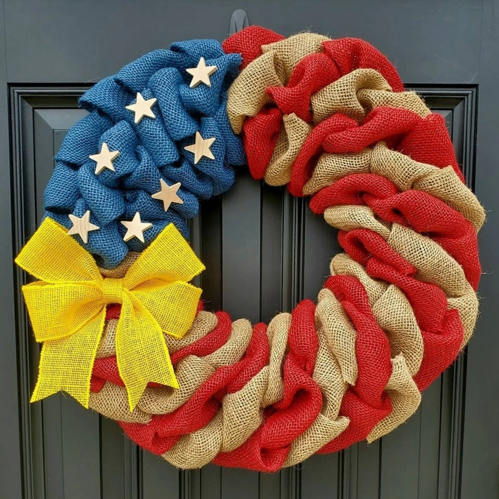 Outdoor Independence Day Wreath