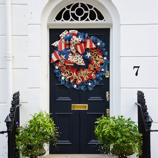 Outdoor Independence Day Wreath