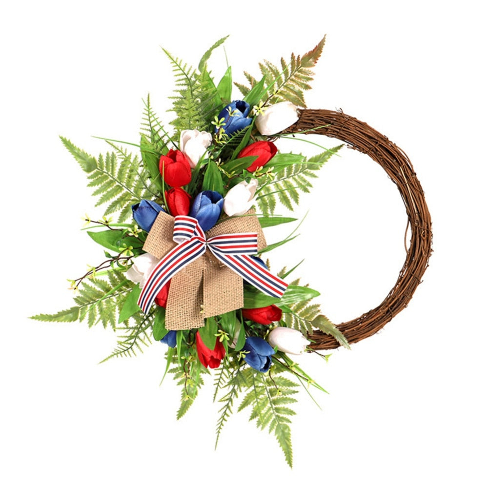 Outdoor Independence Day Wreath