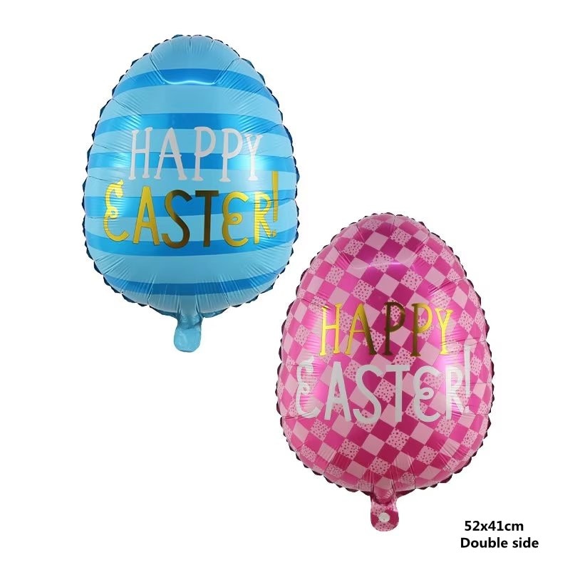 Happy Easter Farm Animal Themed Bunny Foil Balloons